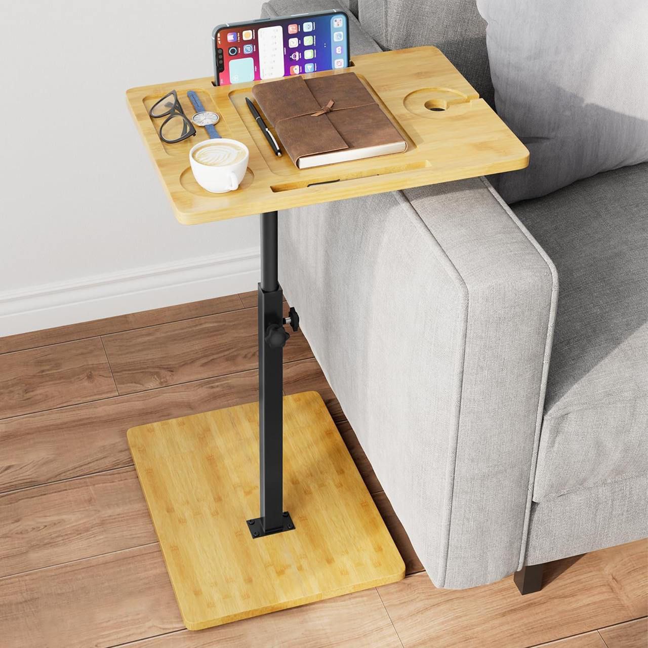 C Table End Table Adjustable Height